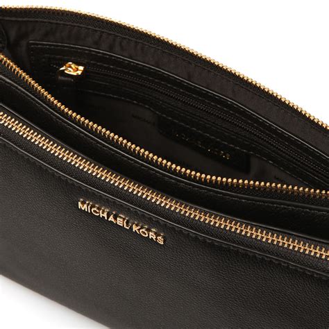 michael kors adele double zip crossbody|double zipper crossbody wallet.